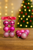 Christmas balls single color 6pk fts15633