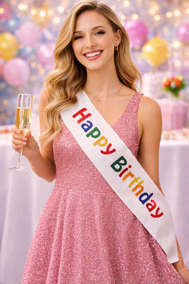Sash-Happy Birthday FTS19911