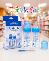 Dr Brown 4oz PP Opt Bottle 2pk Blue sb42405