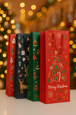 Christmas wine bag fts15642