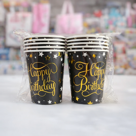 Happy Birthday Cups 10pk fts20090