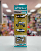 Toy Die Cast Vehicle 4pc FTOY2024111