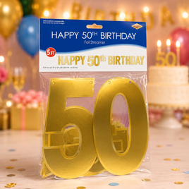 Bestie Streamer 50th Birthday BPS53942-50