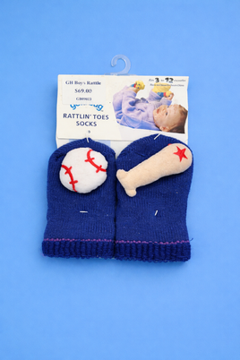 GB Boys Rattlin Toe Socks 1 Pr GB09023