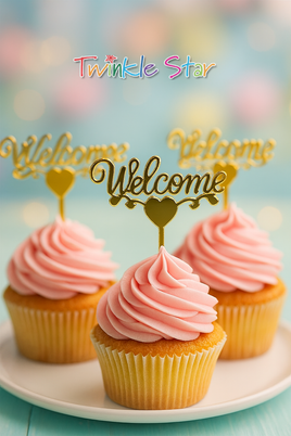 Party Cake Topper Welcome FTS19908
