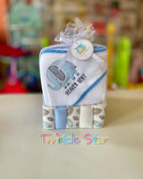 Hooded Towel / 4 Washcloths fts40280