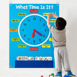 Kids Learning Clock Mat FTS32465