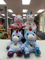 Plush Unicorn Teddy Backpack FTS17927
