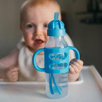 Dr Brown 8oz Narrow Sippy w/handles sb81071