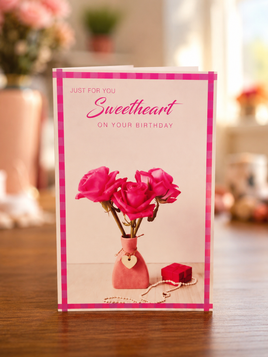 Greeting Card Birthday Sweetheart ace322