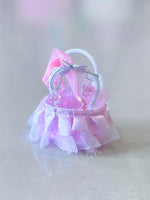 Token Basket w/Fabric ft5869