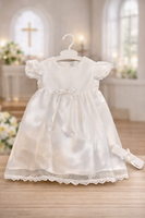White Christening Formal w/Tutu SLH9-12