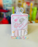 Hooded Towel / 4 Washcloths fts40280