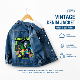 Minecraft Jeans Coat fts26196