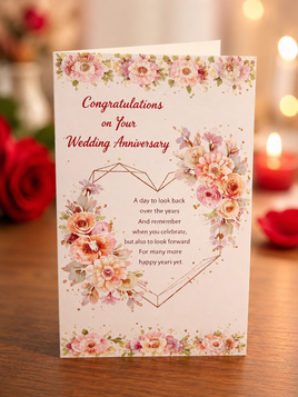 Greeting Card Wedding Anniversary ace424