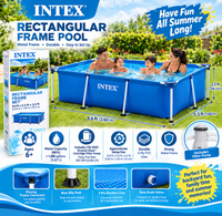 Pool w/Metal Frame 8.6ftx5.3ft FTS29504