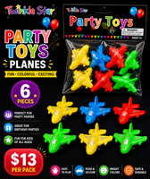 Party Toy Planes 6pk FTS19889