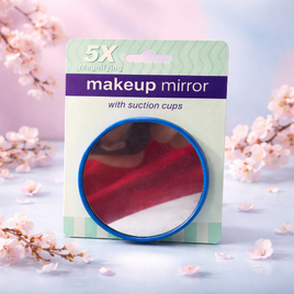 Makeup mirror 5x w/suction fts28862