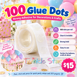 Balloon Sticker 100pk fts20012