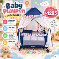 Playpen w/4 post Canopy FTS32351