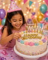 H/Birthday Topper/24 Candle FTS19952