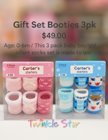 Gift Set Booties 3pk fts40170