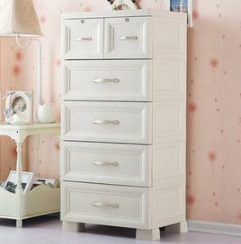 White 5 Drawers fts27990