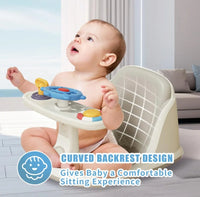Bath Seat w/Temp gauge & toys fts40389