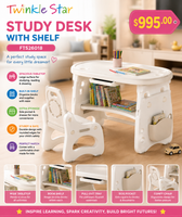 Study Desk w/shelf fts26018