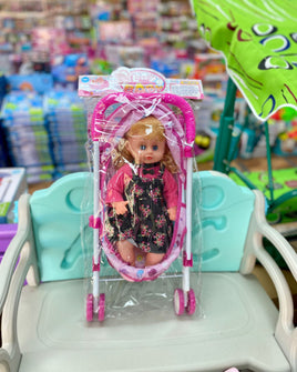 Doll in Stroller