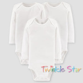 Baby Onesie Long Sleeve 3pk 3M FTS40307-3m