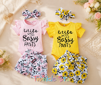 Onesie Pants & Head tie fts40559