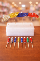 Coctail-Umbrella Metallic 12pc fts19734