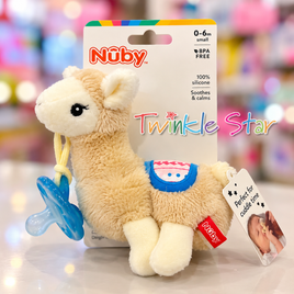 Pacifier W/ Plush Llama 4sea-46243