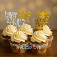 Party Cake Topper Happy Bday FTS19910