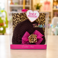 Knit Cap w/Rosettes AD60509