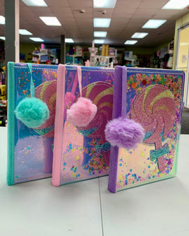 Note Book Lollipop w/Sequence fts13617