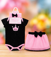 3pc Set Onesie Tutu & Headband fts40589