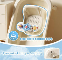 Bath Seat w/Temp gauge & toys fts40389