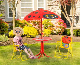 Patio table/umbrella/2 chairs fts29959