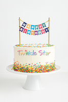 Cake Topper Happy Bday FTS19878