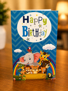 Greeting Card Birthday Safari ace364