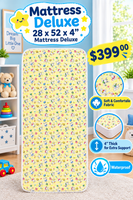 Mattress Deluxe 28x52x4 MattressDeluxe