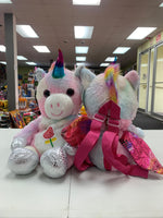 Plush Unicorn Teddy Backpack FTS17927