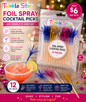 Party Picks w/Tinsel 12pk FTS19743