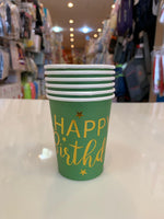 Party Cups Happy Birthday Soli