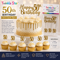 Cake Topper 50th Birthday BPS53523-50