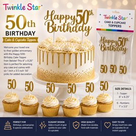 Cake Topper 50th Birthday BPS53523-50