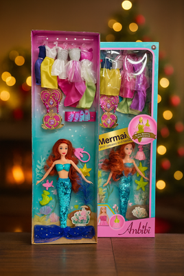 Toy Mermaid Doll w/Clothes FTOY2024086