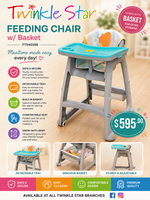 Feeding chair w/Basket fts40398